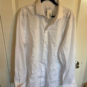 Calvin Klein Men's Crisp White Dress Shirt